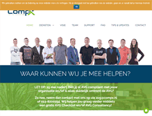 Tablet Screenshot of compx.nl